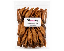 Runderoren met Pit Hond 20 Stuks - Koeien Oren XL voor honden - Kauwsnack Hond - Vergelijkbaaar met Kauwbotten en Hondenbot - Animal King - Honden Snacks