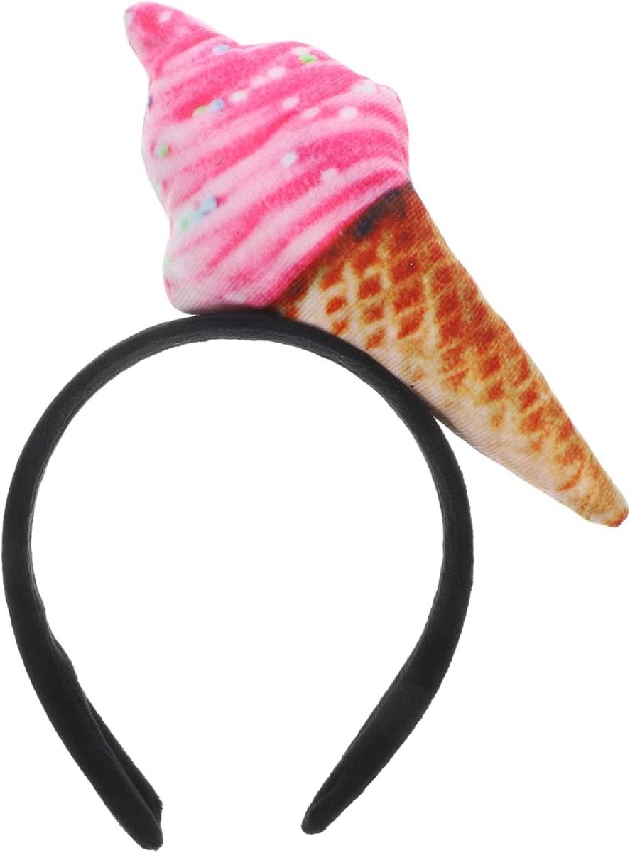 Kleurige IJsroom Haarband voor Meisjes - Spa, Make-up en Mode Accessoires voor Vrouwen