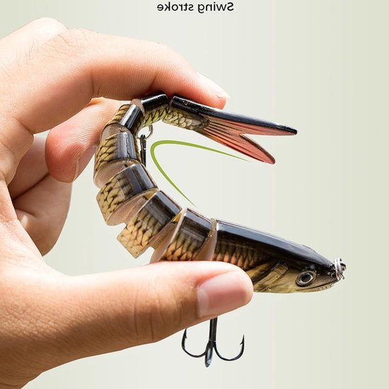 Veelzijdige Hengelsportaccessoires voor Forel, Baars en Snoek - Rubberen Blinkers en Meervoudige Wobblers — afbeelding 3