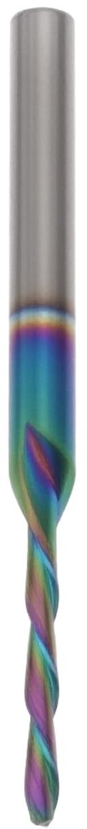 aladdien - Solid Carbide Spiral End Mill - Houtbewerking en Aluminium - 1/4 inch Shank - Snijdiameter van 1/8 inch - Voor Precisiewerk - Duurzaam Ge..
