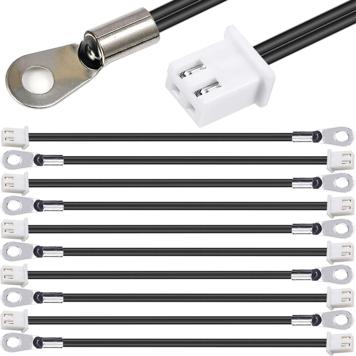 Allecto - NTC Thermistor Temperatuur Sensor Probe - 15.7 Inch - Geschikt voor Airco en Waterverwarmer - Precisie - Betrouwbaar - Temperatuurmeting ...