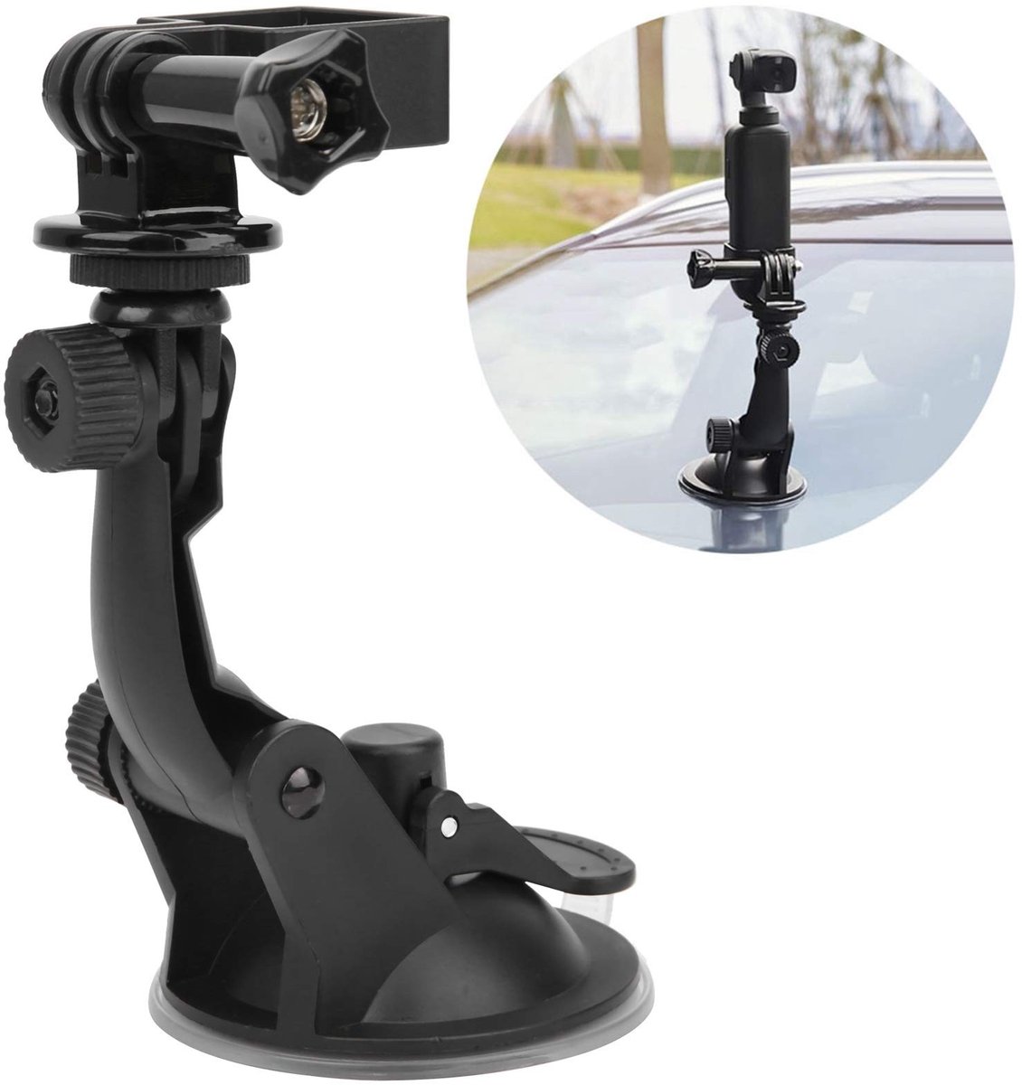 Suction Cup Houder voor OSMO Pocket 2 en ONE R - Compact en Duurzaam voor Glad oppervlak