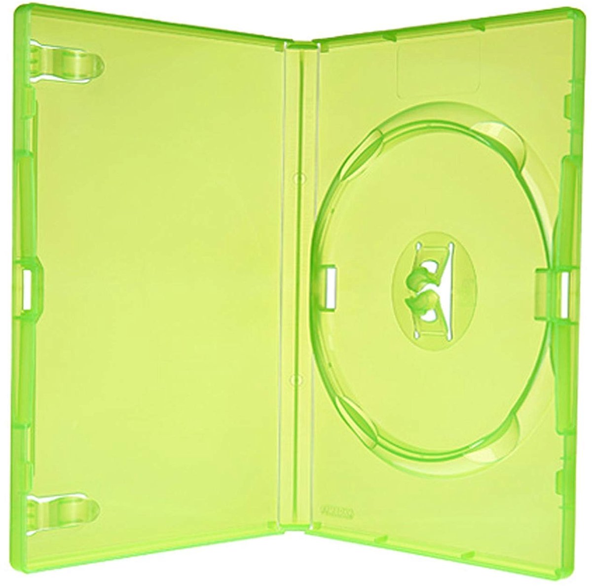 Allecto - Vervangende Game Case - 10x Transparant Groen - Voor Xbox 360 - Bescherming voor Games - Stevige Bescherming - Ideaal voor Opslag - Kleur...