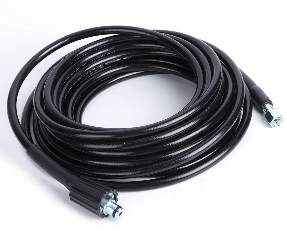 Allecto - Hoge Druk Schoonmaak Slang - 10 Meter - Geschikt voor K2 K3 - PVC - Maximaal 5800psi - Schoonmaak Accessoires