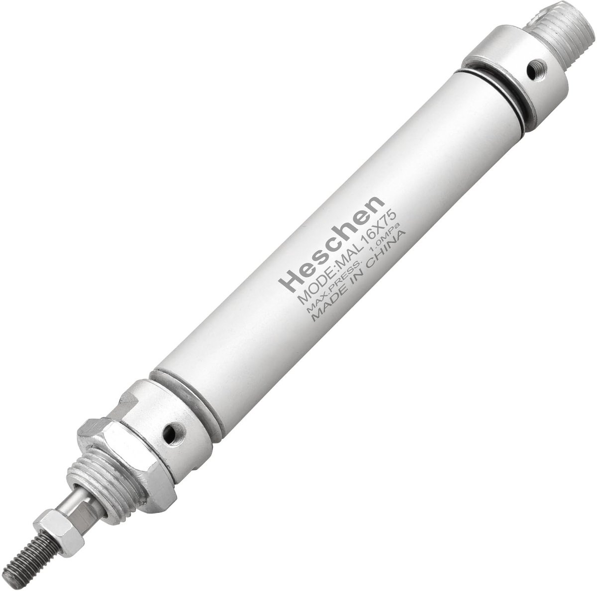 Allecto - Pneumatische cilinder - 16mm boring - Dual functie - M5 schroefdraad - Ideaal voor industriële toepassingen - Compact model
