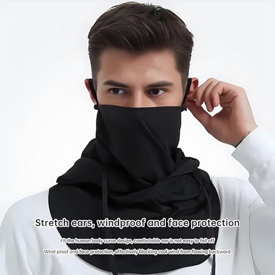 Deze set van 3 gezichtsmaskers met zonbescherming bevat een nekbeschermer, biedt bescherming tegen zon en UV-straling, is ademend, bedekt het hele hoofd en is unisex. Geschikt voor activiteiten zoals motorrijden en vissen. — afbeelding 2