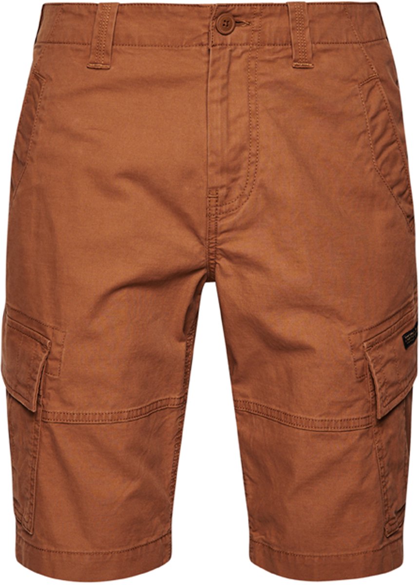 Superdry Core cargoshort van biologisch katoen Heren Korte broeken Bruin