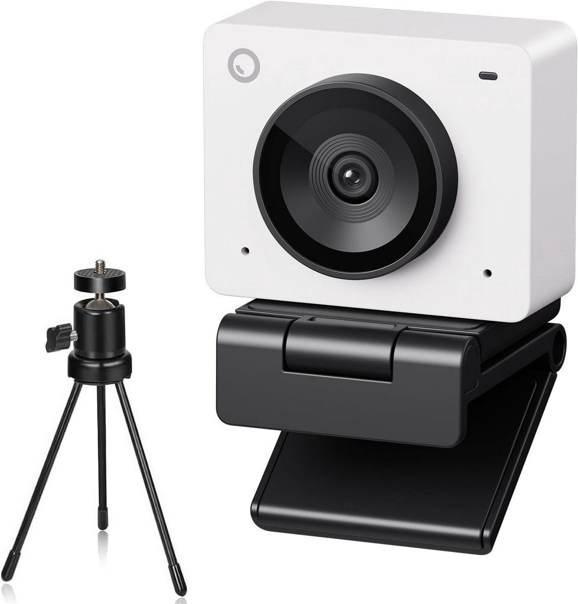 Webcam 1080P - PC Camera - Videobellen Vergaderen - AI Tracking - 100 FPS - Wit