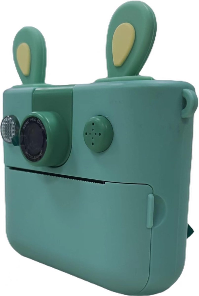 Digitale Kindercamera - Directe Printer - Creatief Spelen - 180° Draaibare Lens - 32GB Opslag - Groen