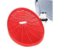 Emmer Inzetstuk - Vuilfilter Rooster - Auto Wassen - 360 Graden Zandvangst - 33.5x27x6.5cm - Zwart