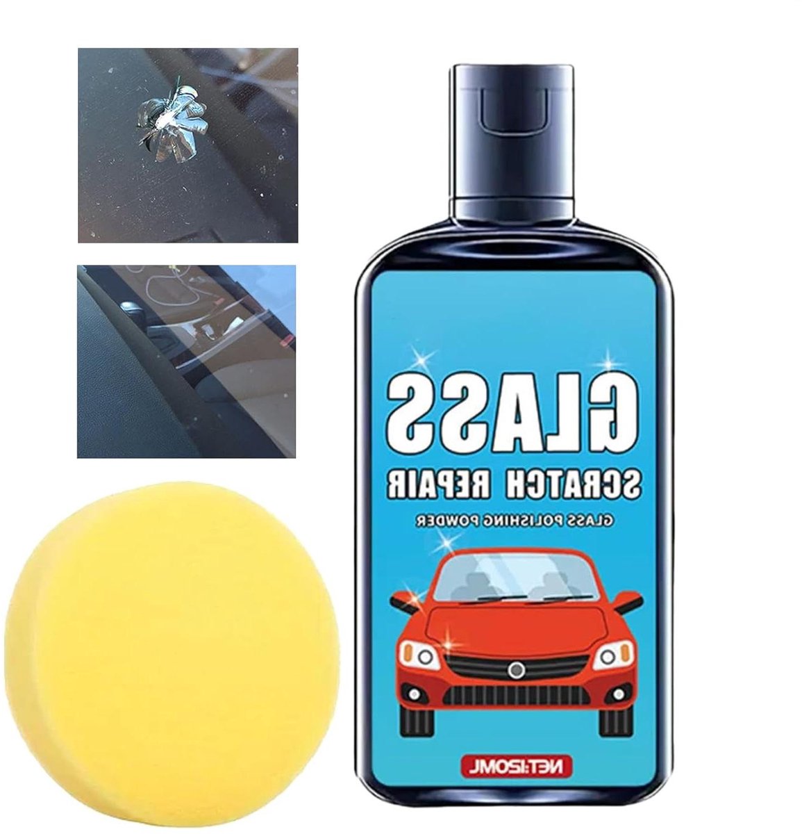 Krassenverwijderaar Voorruit - Glas Reparatie - Voertuig Onderhoud - UV Bescherming - 120 ml - Niet gespecificeerd