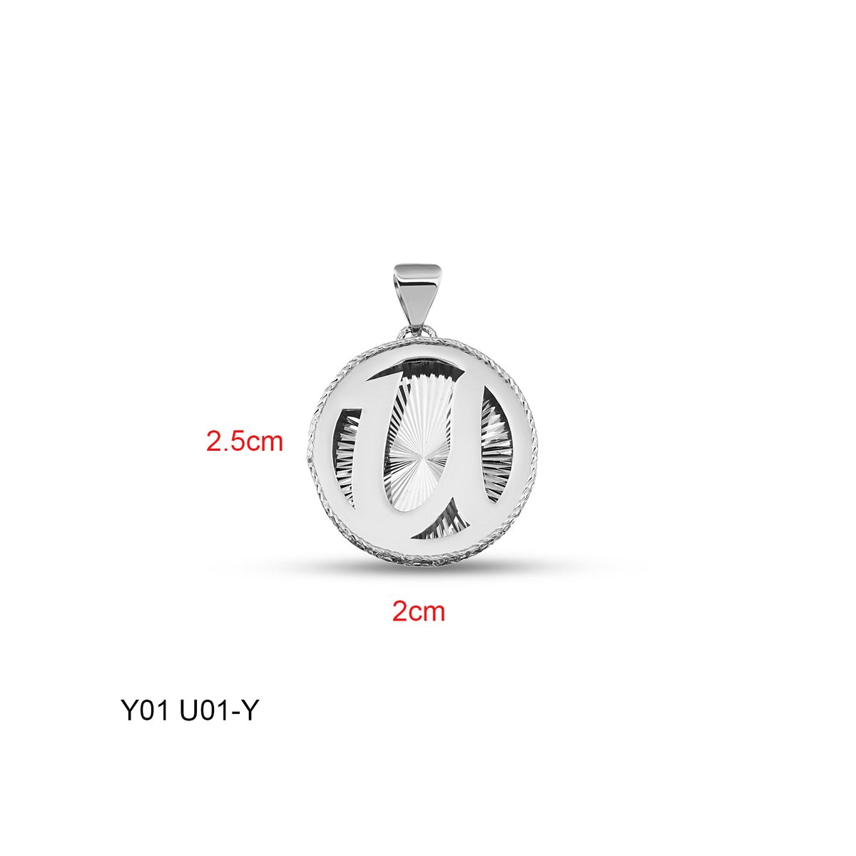 Letter hanger U rond
