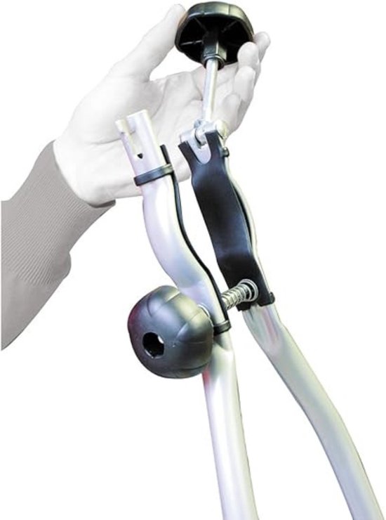 RWB® Fietsendrager Electrische Fietsen - Fietsendrager Op Trekhaak - Fietsendrager E Bike - Zilver/Zwart - 24cm x 1cm x 76cm — afbeelding 2