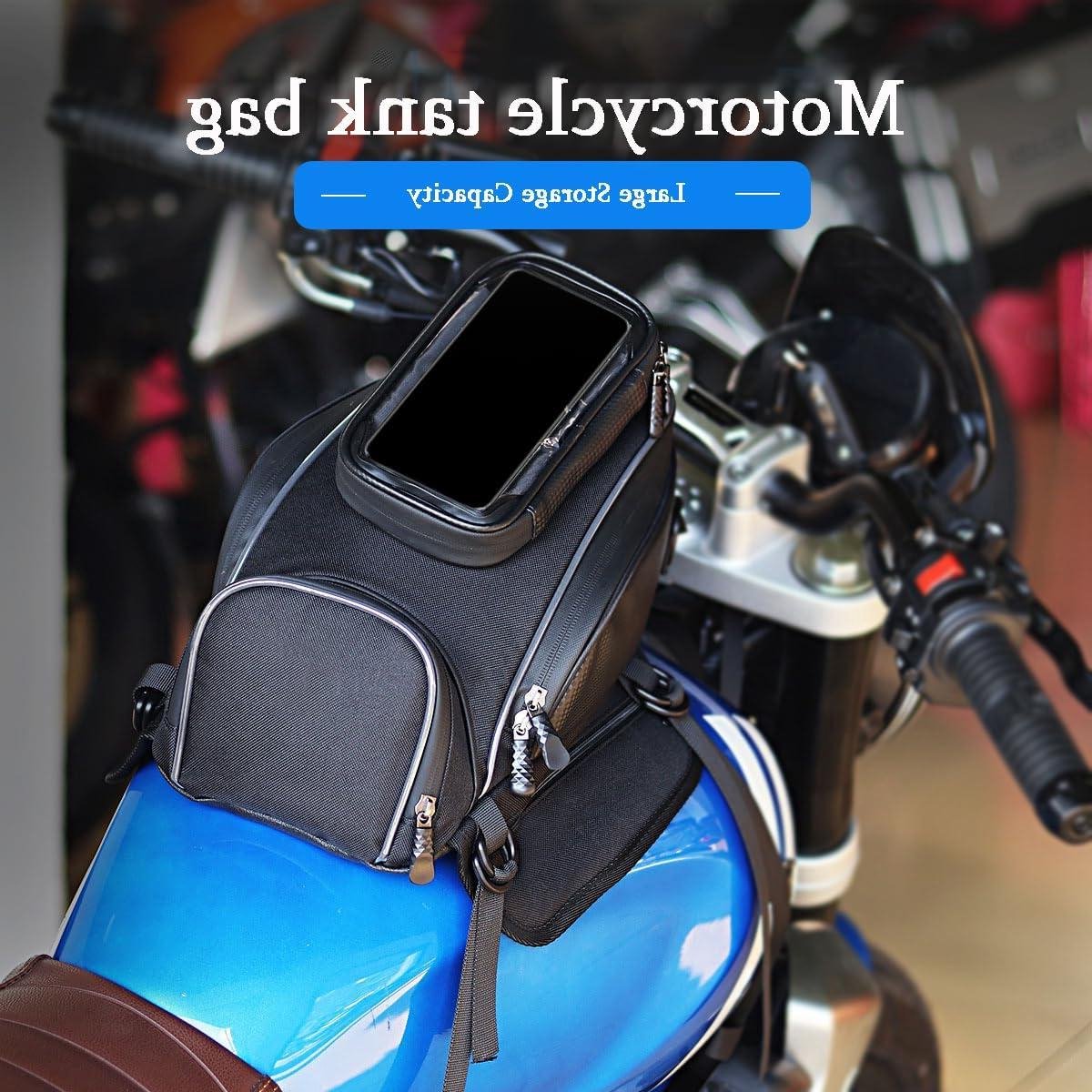 Motortanktas - Motorfiets tas - Dagelijks gebruik - Transparant venster - Niet gespecificeerd - Zwart