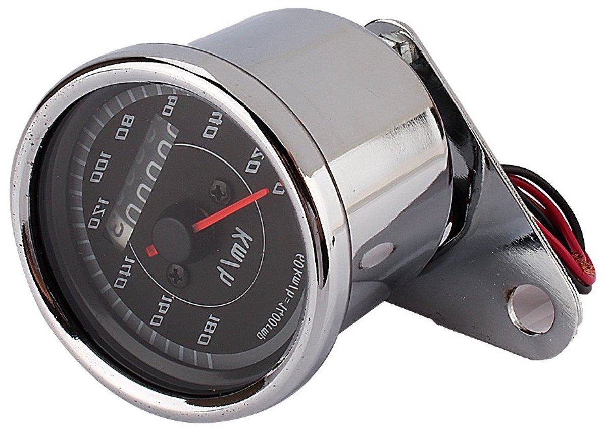 Universele Dubbele Kleur LED Verlichting Odometer Snelheidsmeter km/h voor Motorfietsen met Hoge Precisie en Duidelijke Weergave