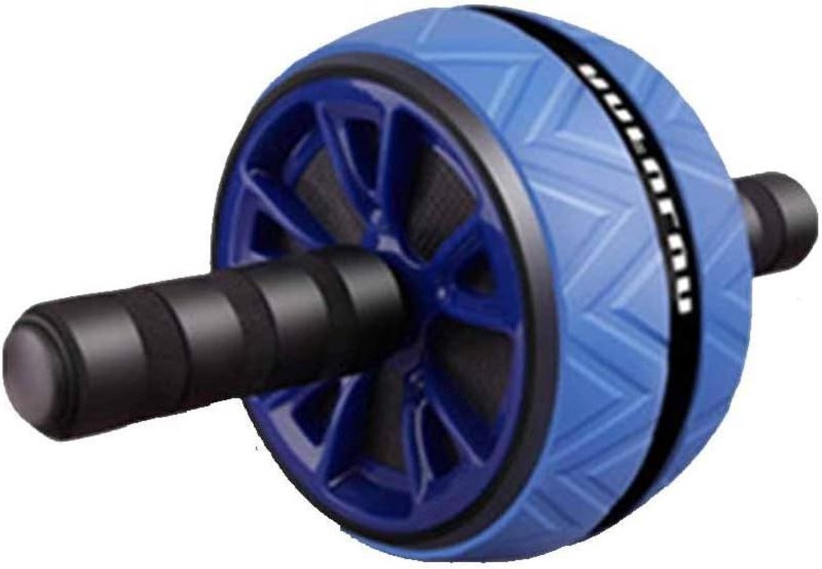 Abdominal Wheel Roller - Buikspierroller Core Trainer - Core Training - Automatische Terugrolfunctie - 30 x 16 cm - Rood