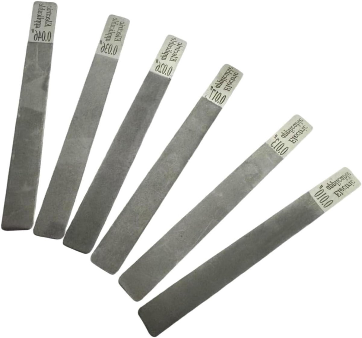 Gitaar Bundelvijl - Fretvijl Set - Instrument Reparatie - Ergonomische Handgreep - 6-delig - Metaal
