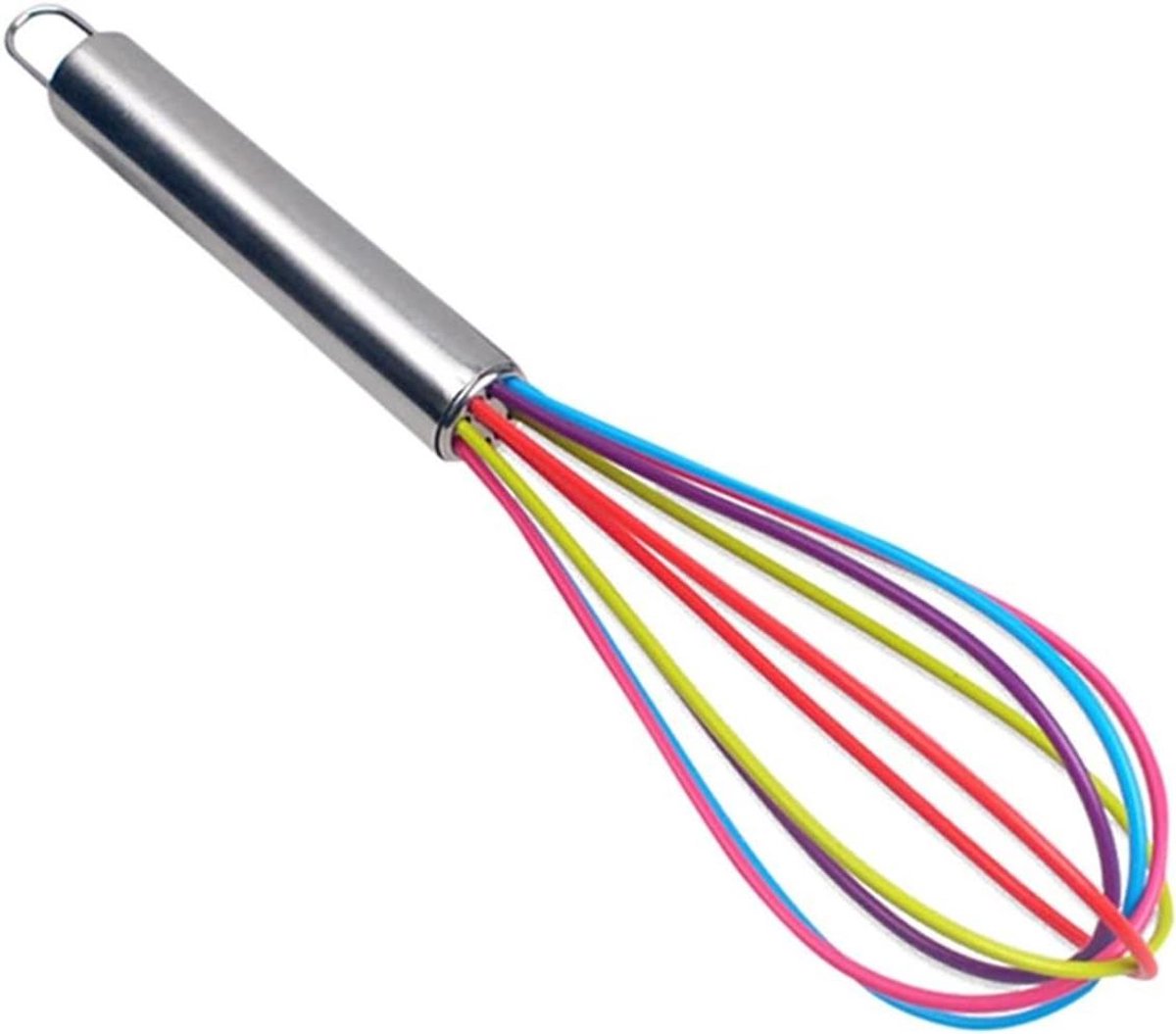 Eierklopper Set - Keuken Garde - Mengen En Mixen - Flexibele Siliconen - 25.5 cm - Multicolor