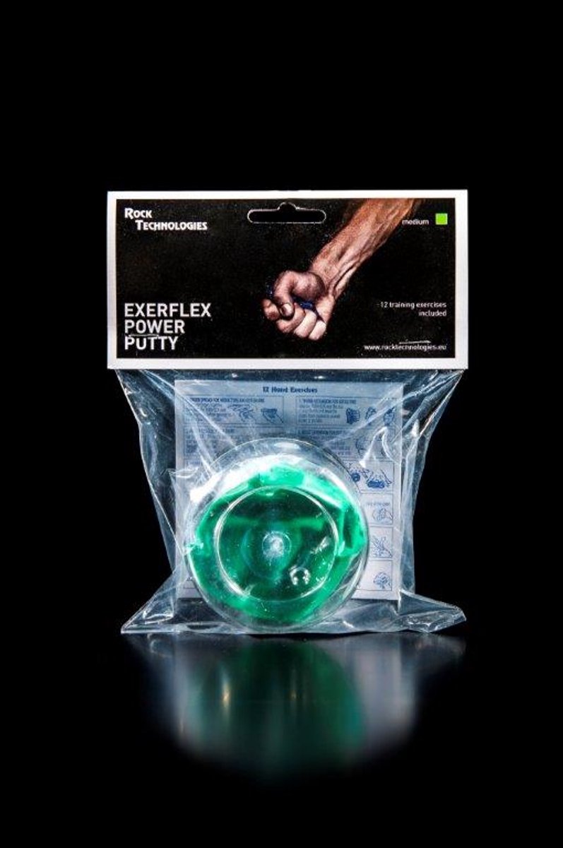 Rock Technologies Power Putty perfecte training voor klimmers Groen