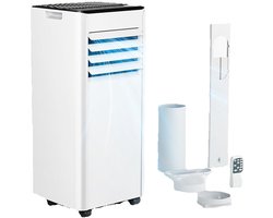 Jently mobiele airco - airco - verkoelingstoestel - met afvoerslang - 7000 BTU koelvermogen - met afstandsbediening - energielabel A