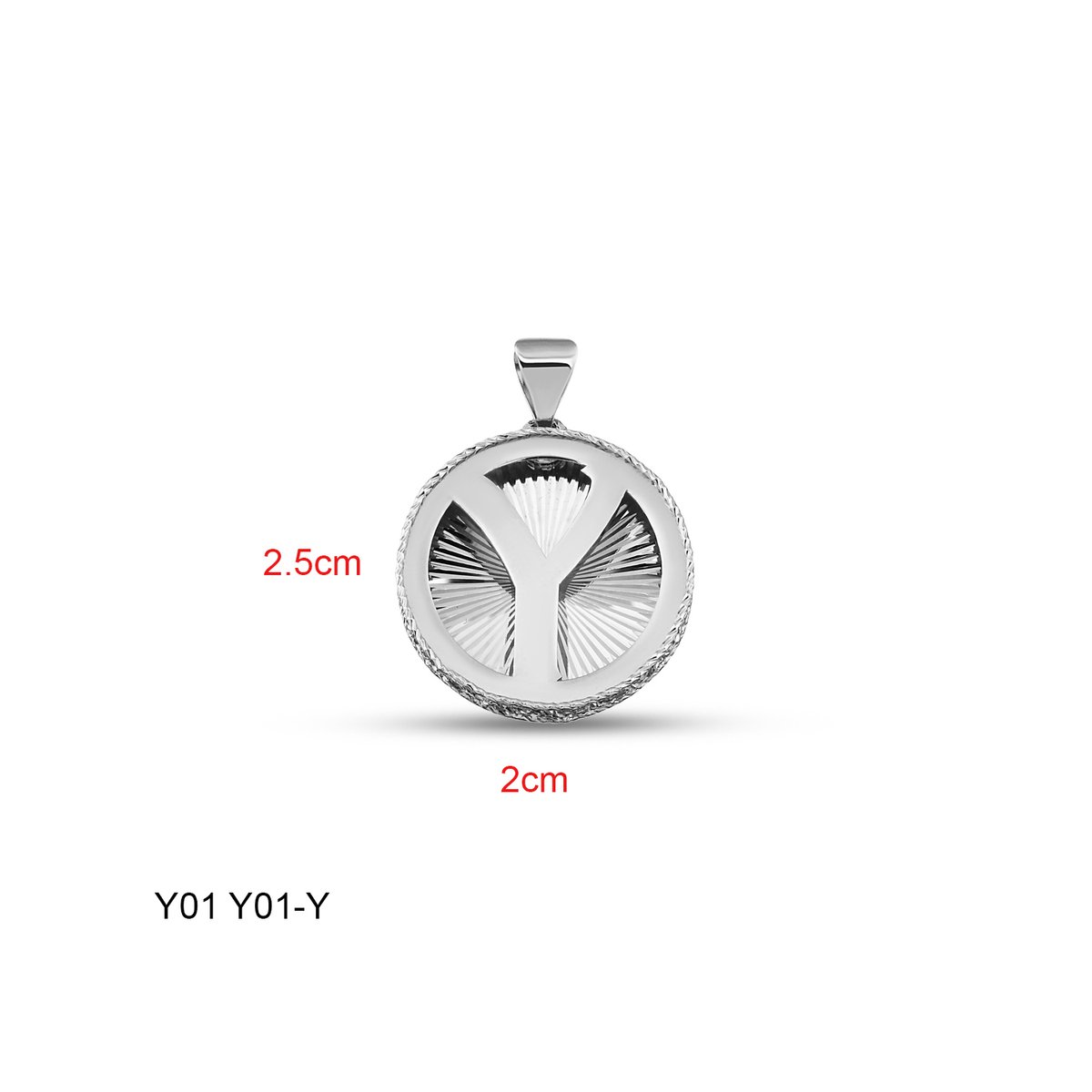 Letter hanger Y rond