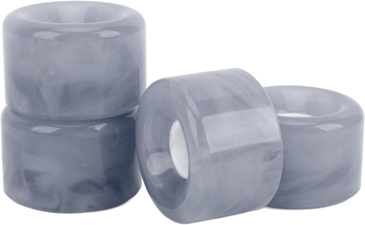 Skateboardwielen Set Roller Set Cruisen Street Hoge Rebound PU 52mm 78A Doorschijnend