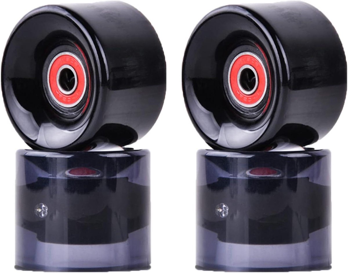 Longboard Wielen Skateboard Wielen Soepel Cruisen Zachte 82A Hardheid 60mm Diameter LED