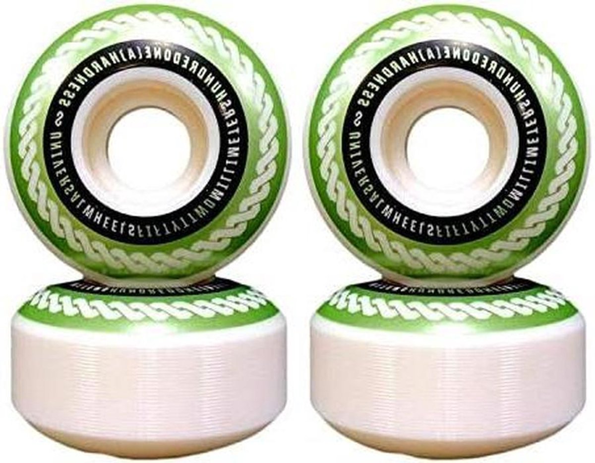 Skateboard Wielen Skate Wielen Skateboarden Universele Set 52mm 101a Metallic