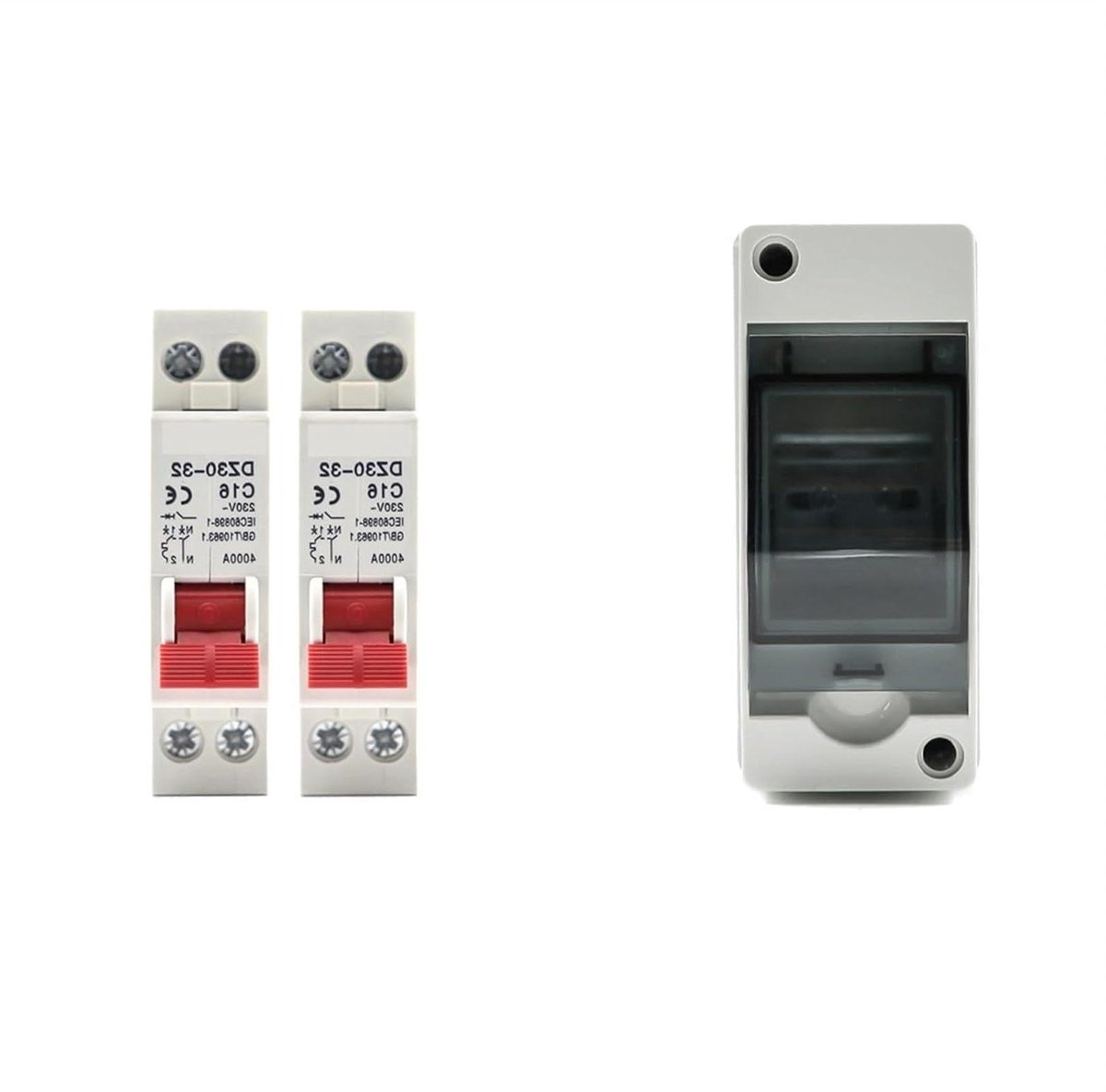 PV Combiner Box - Verdeel kast - Zonne-energie Installatie - IP65 Waterdicht - 500 g - Grijs