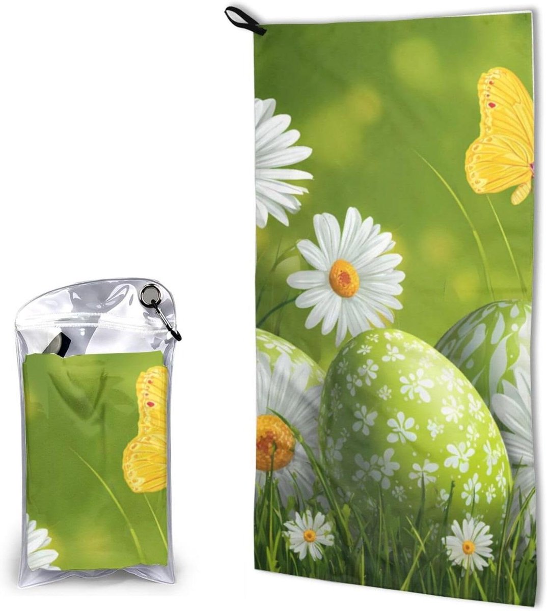 Microvezel Handdoek - Sneldrogende Handdoek Strandlaken - Reizen en Sport - Compact en Lichtgewicht - 80 x 40 cm - Meerkleurig