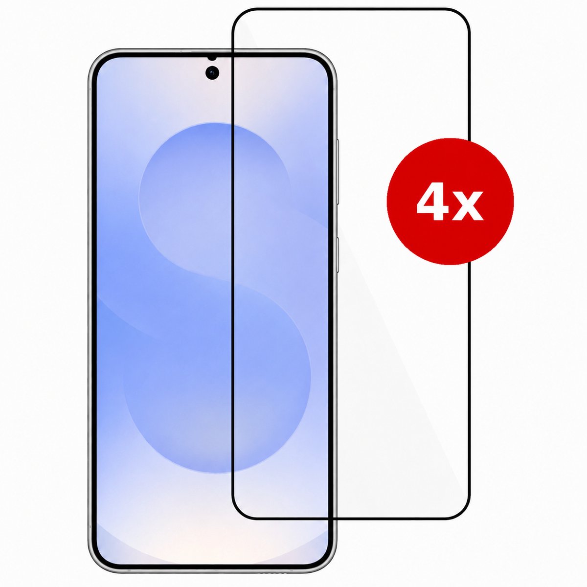 Screenprotector - 3 stuks - Geschikt Voor Samsung Galaxy S25 - Glasplaat - Tempered Glass - Gorilla - Extra Sterk - Beschermglas