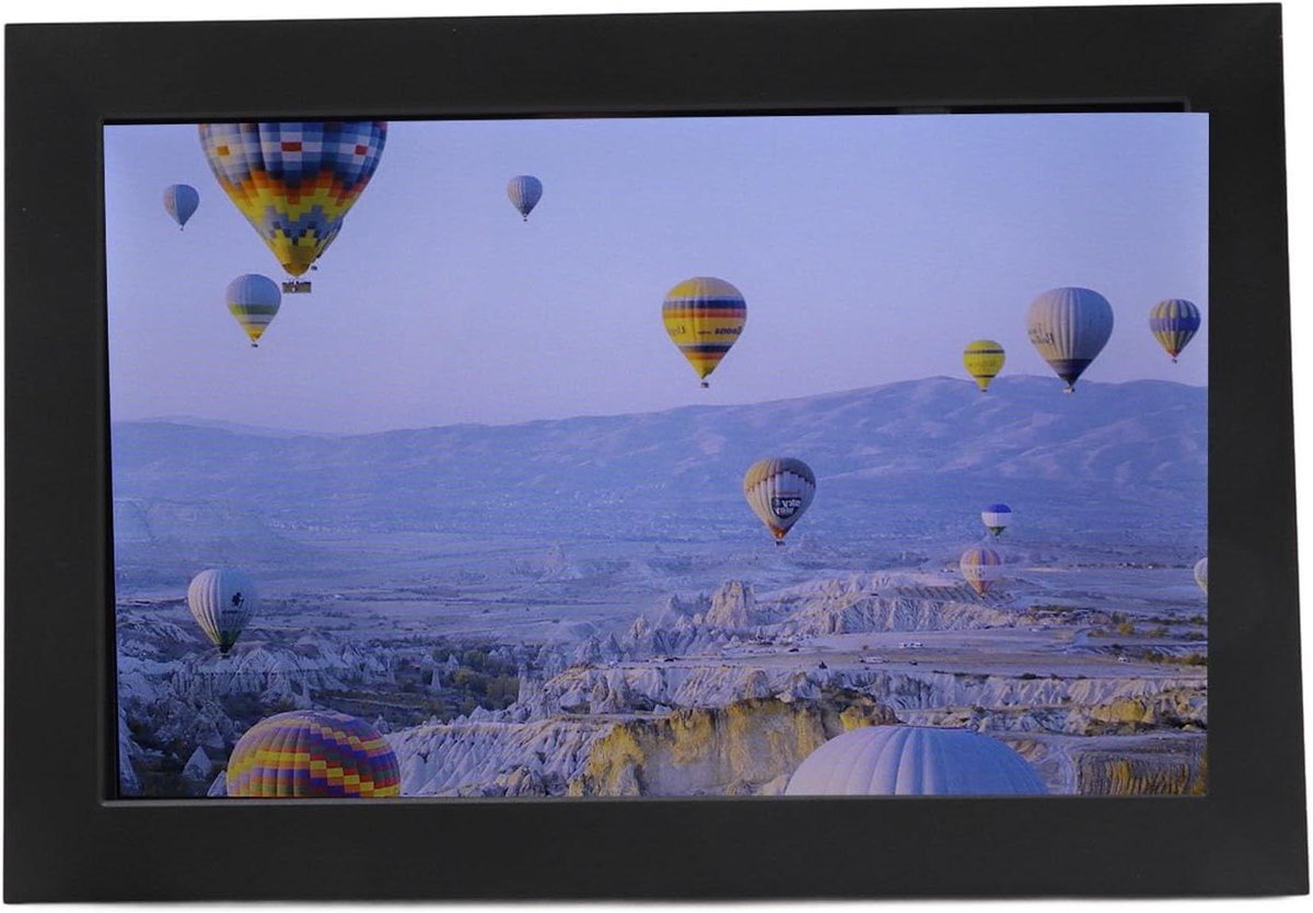 Digitale Fotolijst - WiFi Frame - Herinneringen Delen - Touchscreen Bediening - 10 Inch - Zwart
