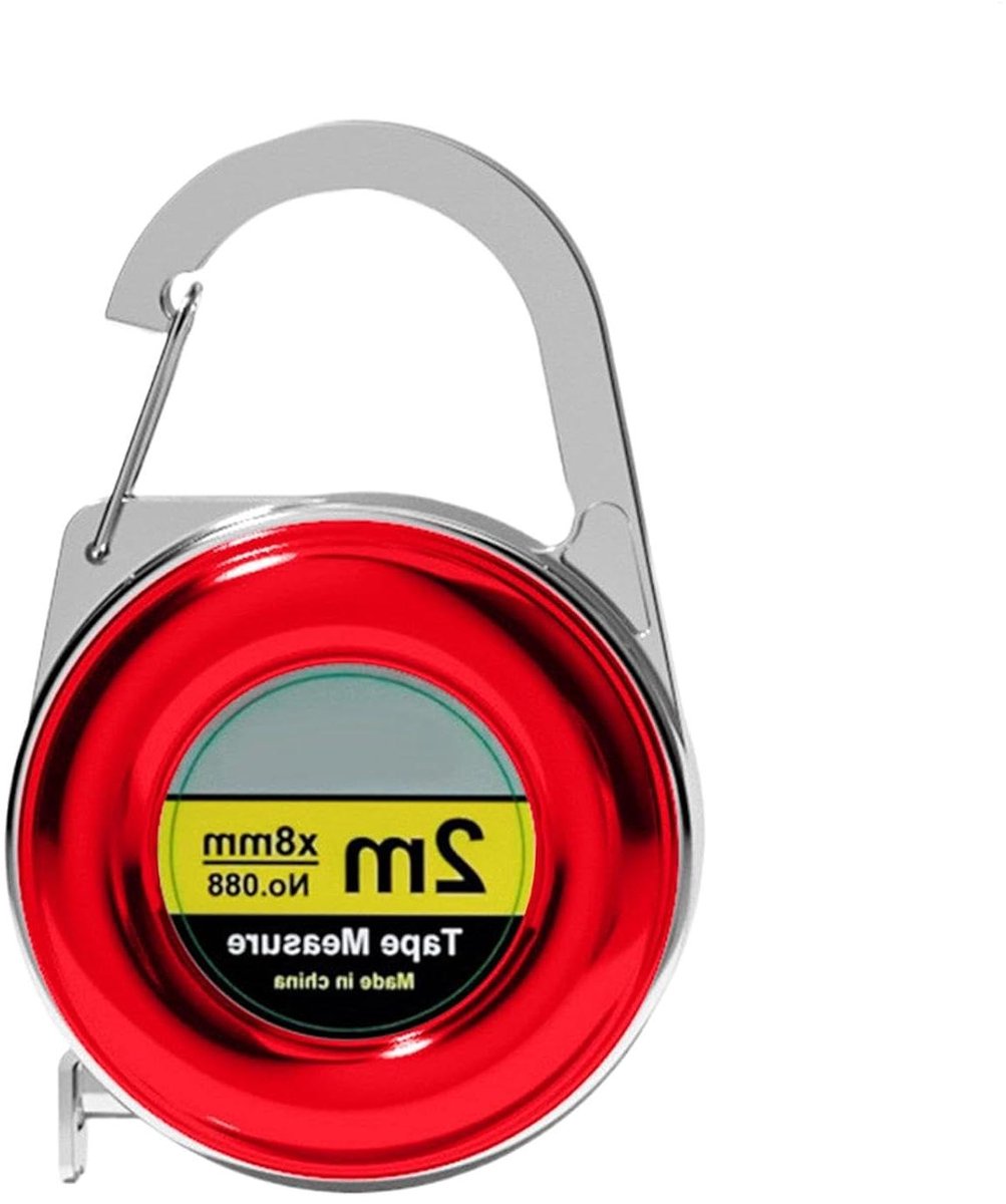Meetlint Lichaam - Kleermaker Meetlint - Nauwkeurig Meten - Zachte Nanovezel Tape - 200 cm Lengte - Rood