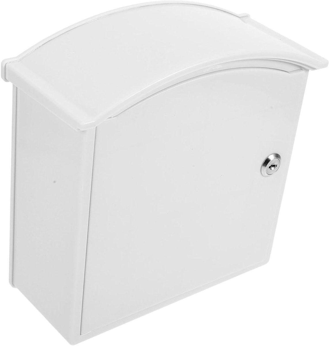 Brievenbus Pakketkluis - Bezorgbox - Veilig Post Ontvangen - Met Slot - 24x24x10.5 cm - Wit