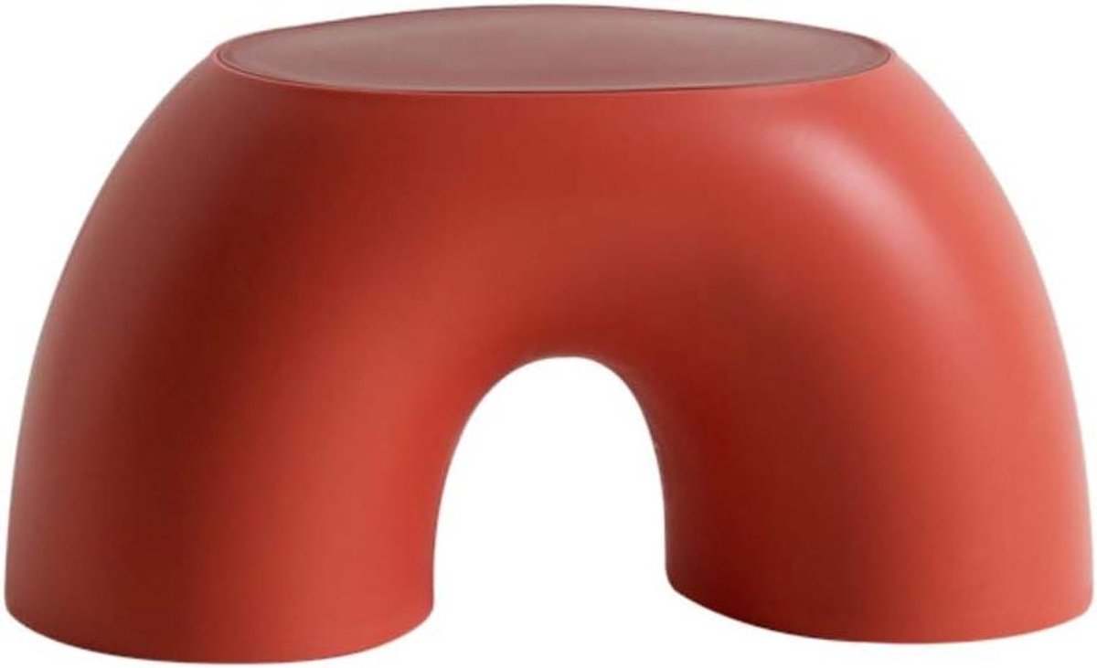 Badkamer Kruk - Huis Kruk - Veilig Staan - Antislip Onderkant - 36 x 19 cm - Rood