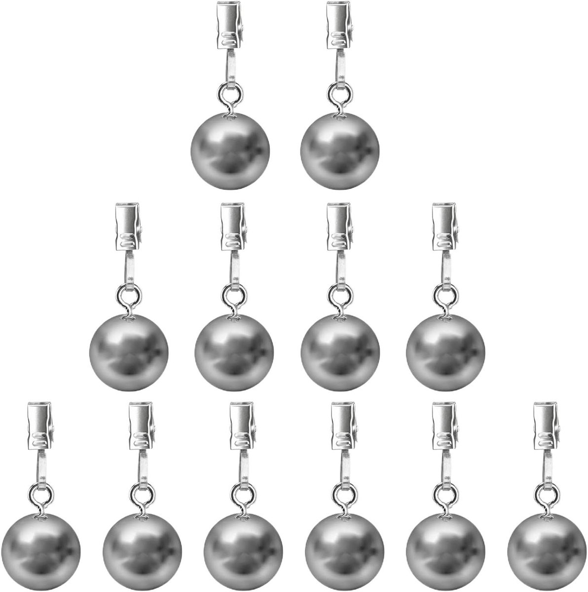 Tafelkleed Gewichten - Tafelkleed Clips - Buiten Eten - Winddichte Klem - 12 Stuks - Zwart