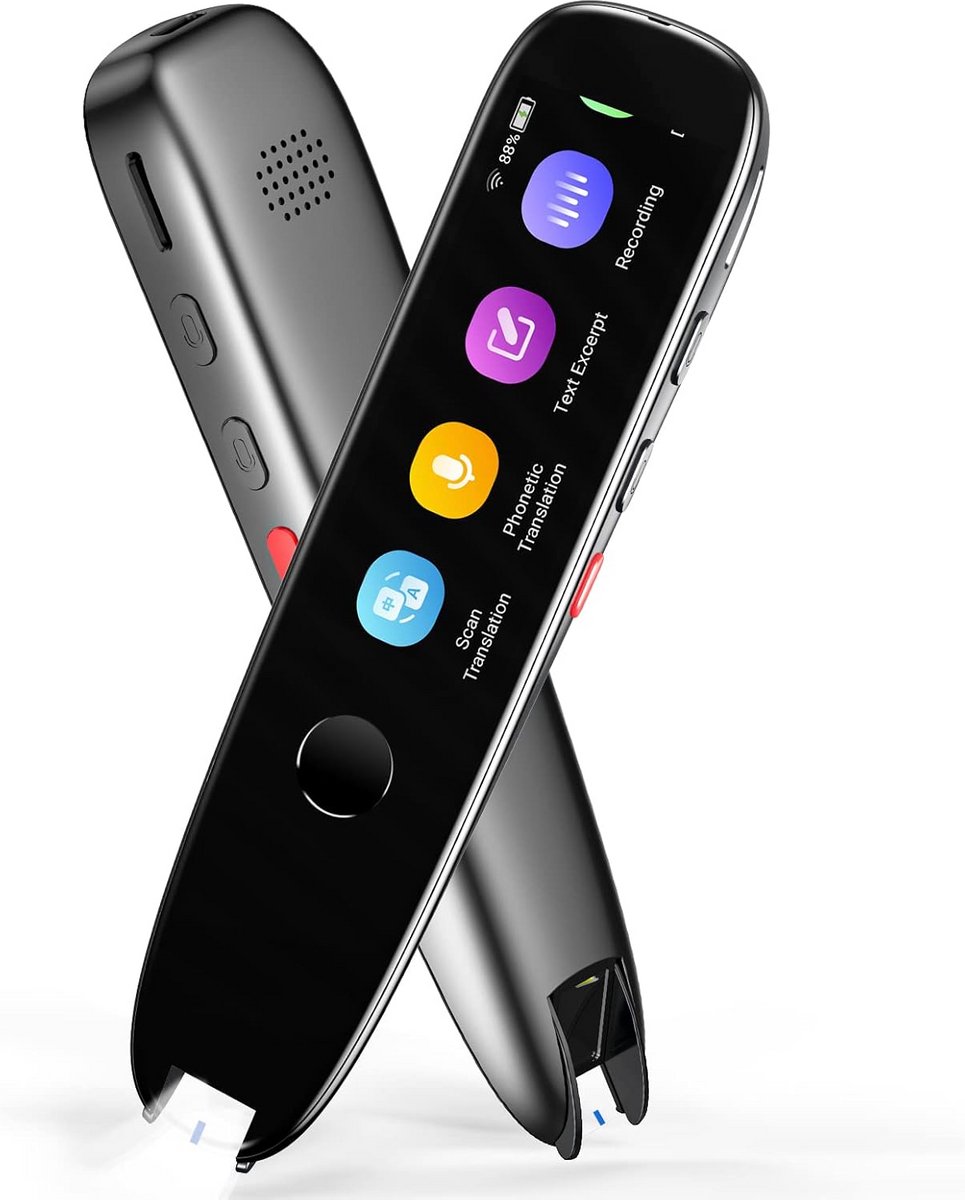 Vertaler Spraakapparaat - Scan Pen - Talen Leren - 112 Talen - 2.9 Inch Touchscreen - Wit