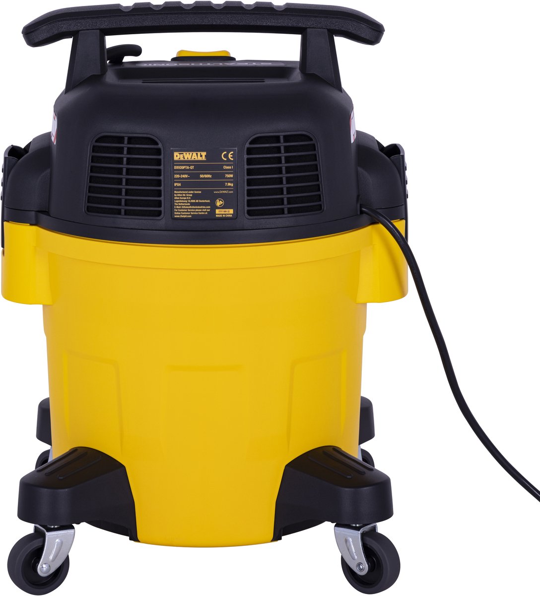 DeWALT Nat/droog Stofzuiger stil - 20L - met auto start