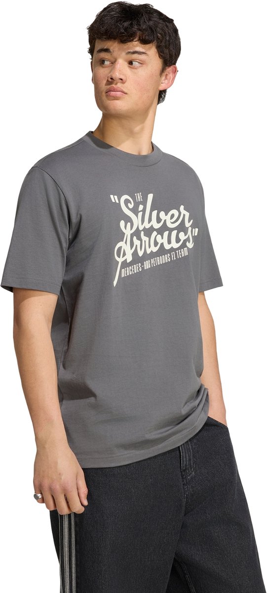 Adidas Performance Mercedes Amg Petronas Formula 1 Team Arrows T-Shirt 03 Men Heren Grijs