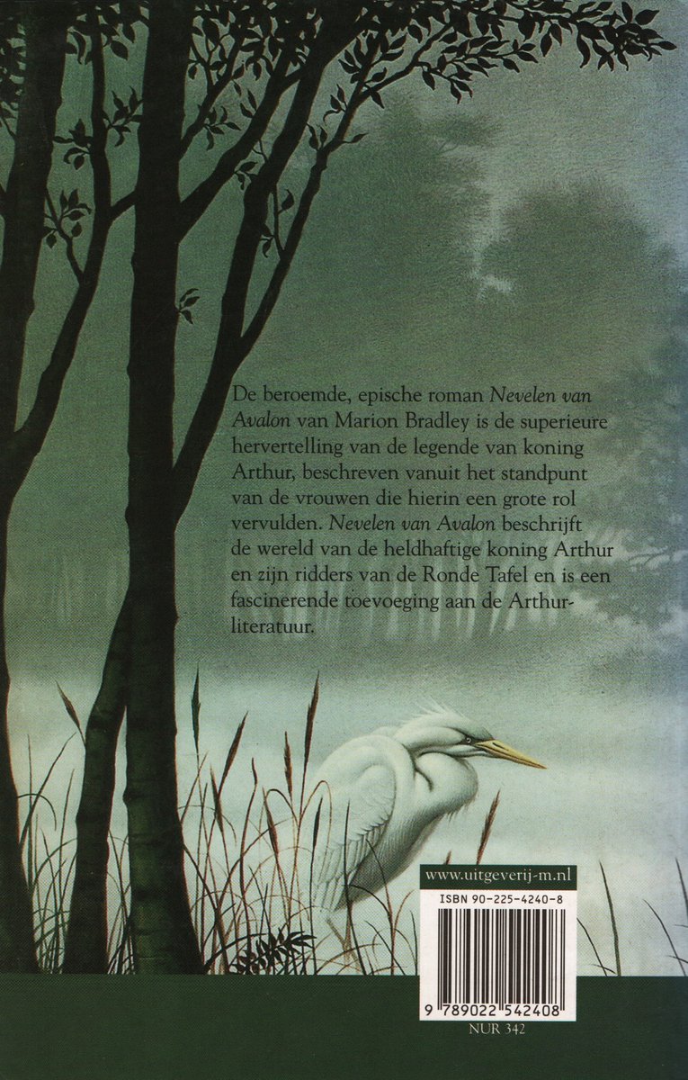 Nevelen Van Avalon - back cover