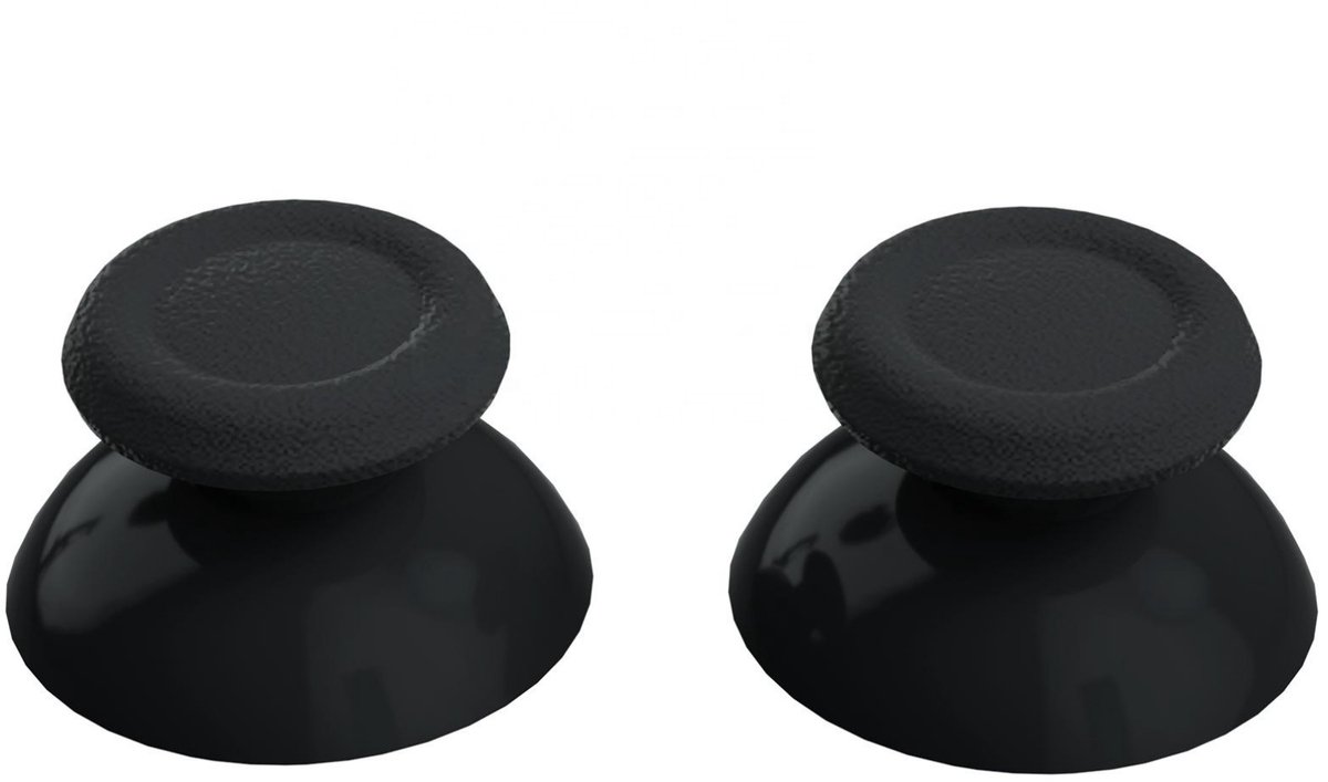 CLUTCHR - Vervangende Thumbsticks voor PS4 DualShock Controller – Set van 2 – Zwart – Analoge Joystick Sticks – Controller Reparatie