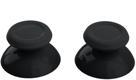 CLUTCHR - Vervangende Thumbsticks voor PS4 DualShock Controller – Set van 2 – Zwart – Analoge Joystick Sticks – Controller Reparatie