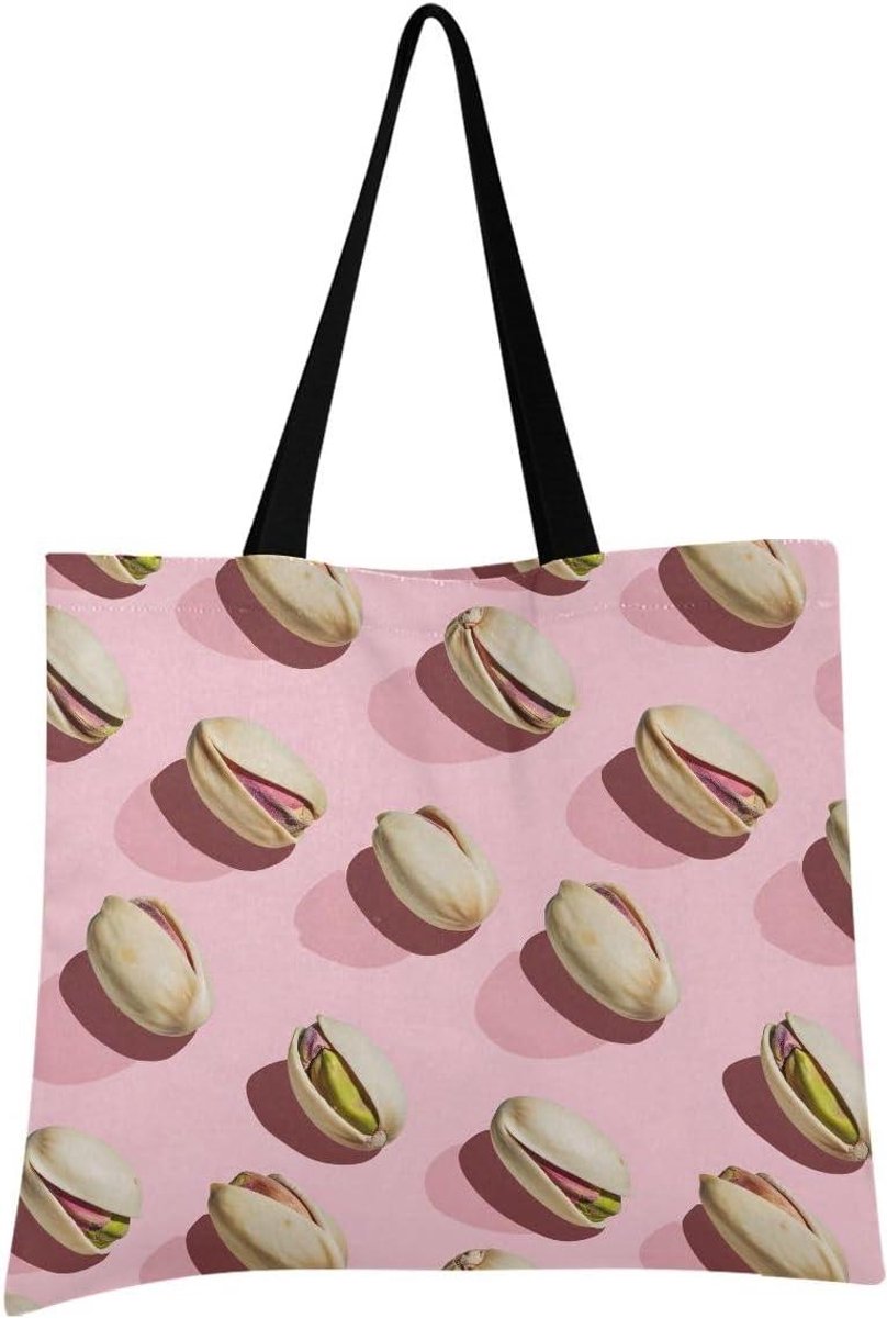 Canvas Tote Bag - Schoudertas - Boodschappen Doen - Grote Capaciteit - 50 x 43 cm - Multicolor