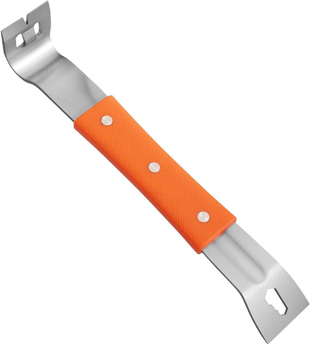 Kleine hefboomstang - Mini platte stang - Klusjes klaren - Rubberen handgreep - M4 M5 M6 - Zilver