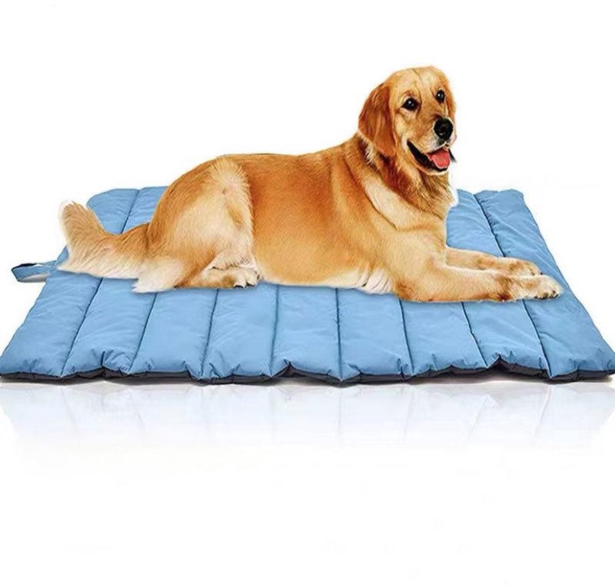 Waterdichte buitenmat voor honden - 110 x 68 cm - Grote reisdeken voor huisdieren - Wasbaar hondenbed - Antistatisch - Wordt geleverd met opbergtas - Opvouwbaar - Geschikt voor op reis - Geschikt voor middelgrote en grote honden