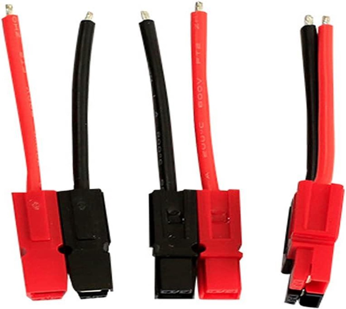 Zpoicaegn 10 Pairs 30A Amp 600V Power Connector Pole Rood Zwart voor