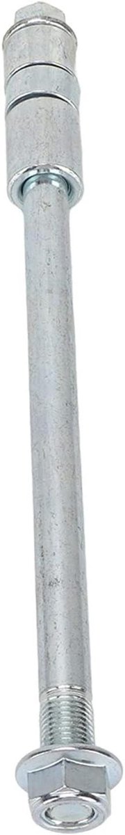 12mm 230mm Front Rear Axle with Excellent Finish for Easy Cleaning - Glossy Motorcycle Accessory