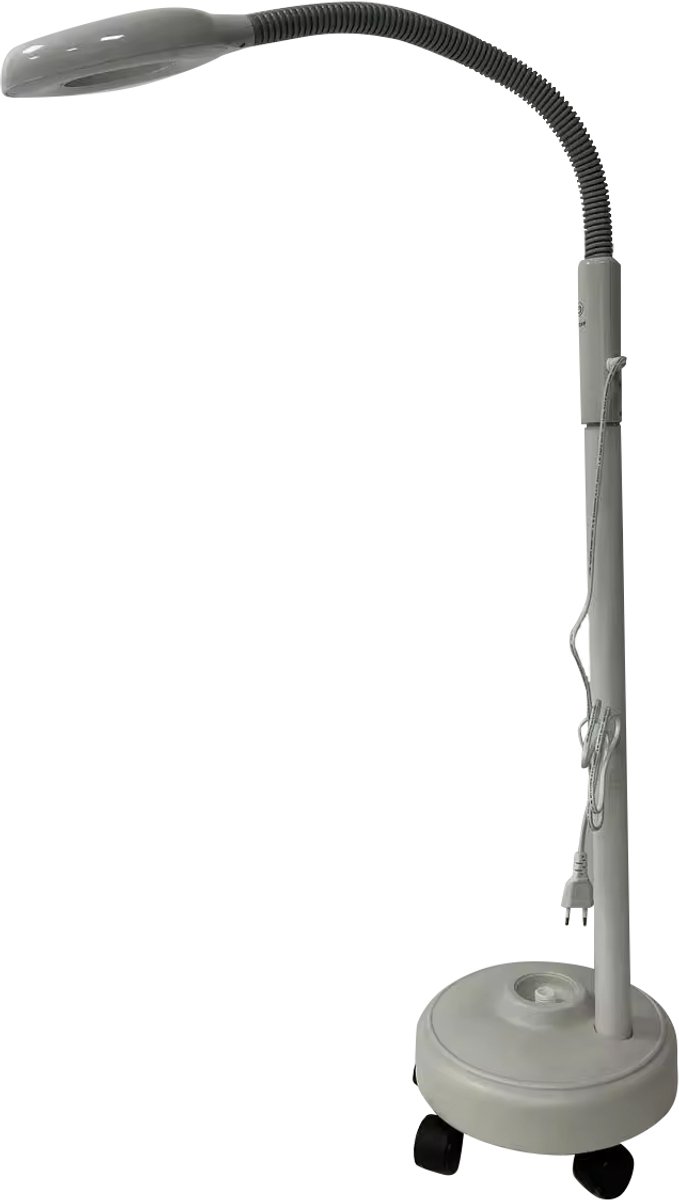 LotaHome - Staande Loeplamp - 150cm - Professionele Staande Loeplamp met LED Verlichting - Dimbaar en Buigbaar - Vergrootglas met 3x Vergroting - Vergrootglas Loep - Flexibele Staande Loeplamp - Leeslamp, Bureaulamp, Werklamp - Vergrotingslamp