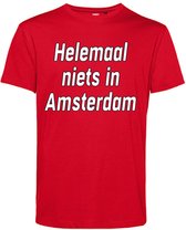 T-shirt Absolument rien à Amsterdam | Eindhoven | Champion du maillot | Geen d'article officiel du PSV | Rouge | taille S