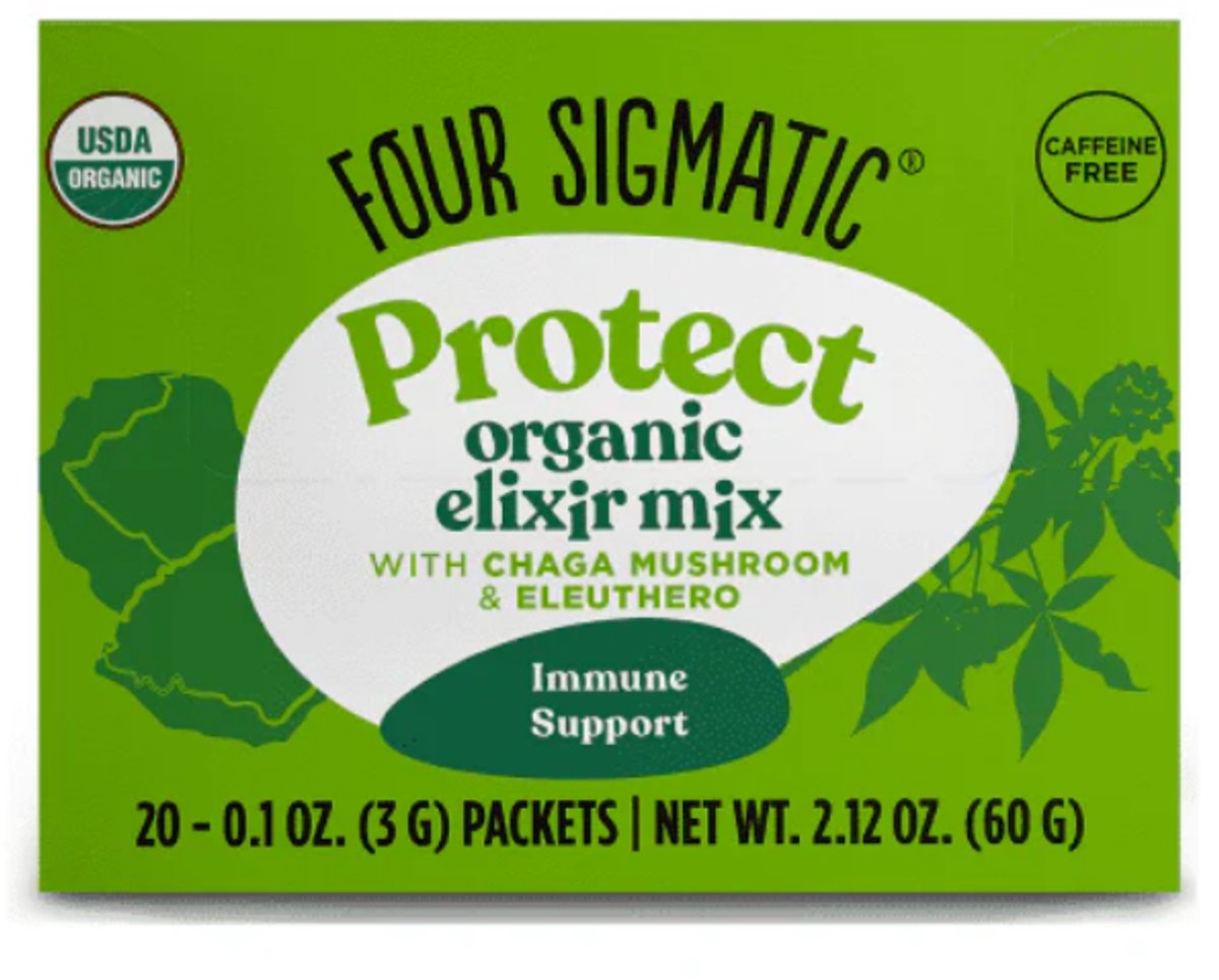 Goedkoopste Four Sigmatic - Protect Organic Elixir Mix - 20 sachets
